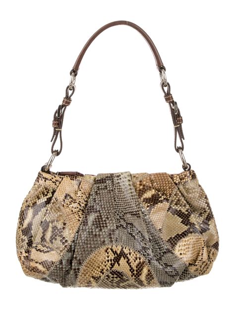 prada snakeskin purse